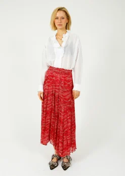 Marant Etoile IM Veronique Skirt in Red