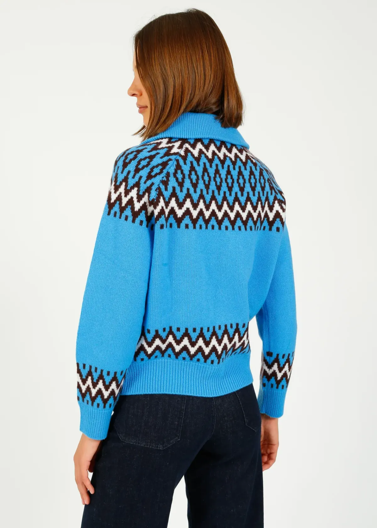 Jumper 1234 JU Ski Zip Up in Sky