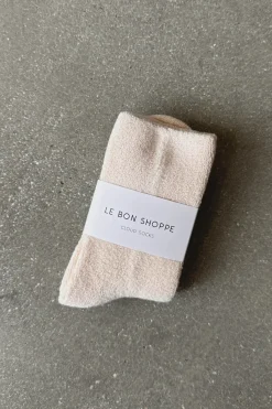 Le Bon Shoppe LBS Cloud Socks in Ecru
