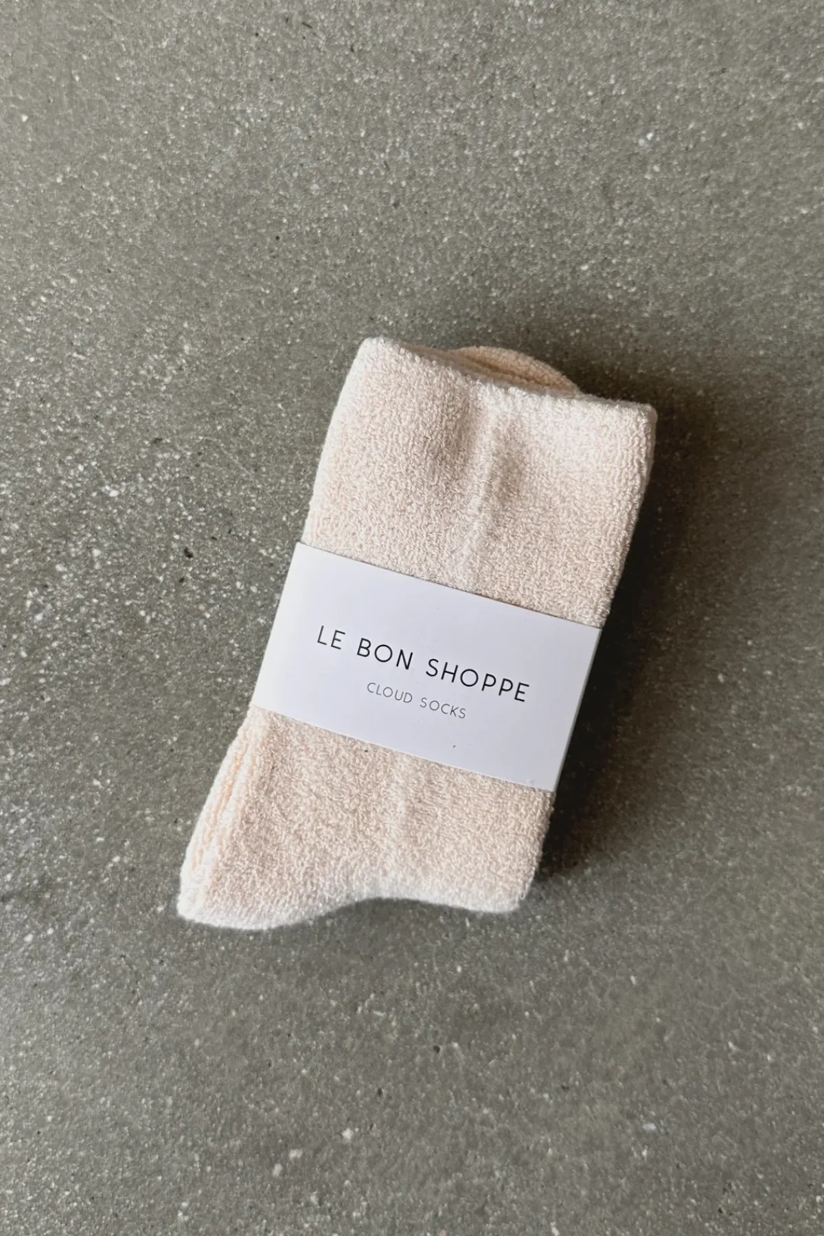 Le Bon Shoppe LBS Cloud Socks in Ecru