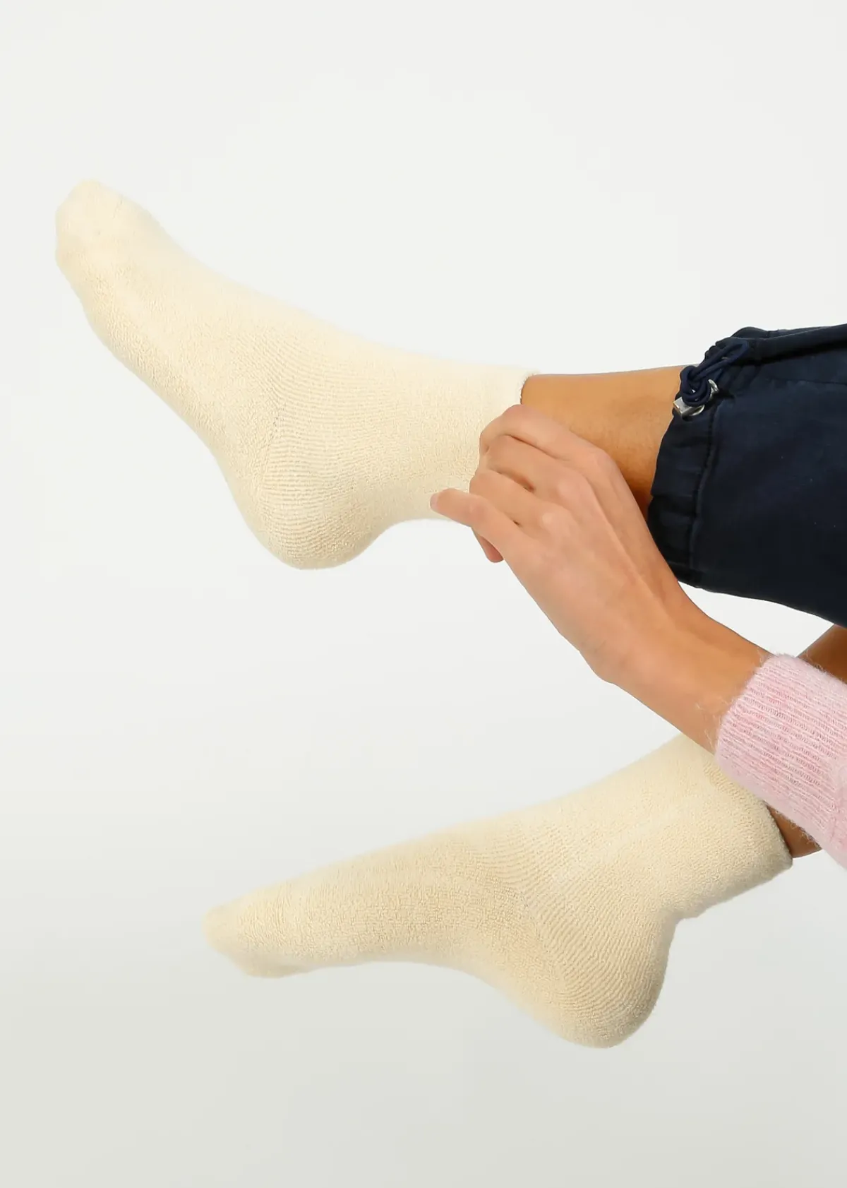 Le Bon Shoppe LBS Cloud Socks in Ecru