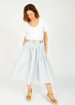 Les Filles d'Ailleurs LFA 615 Stripe Skirt