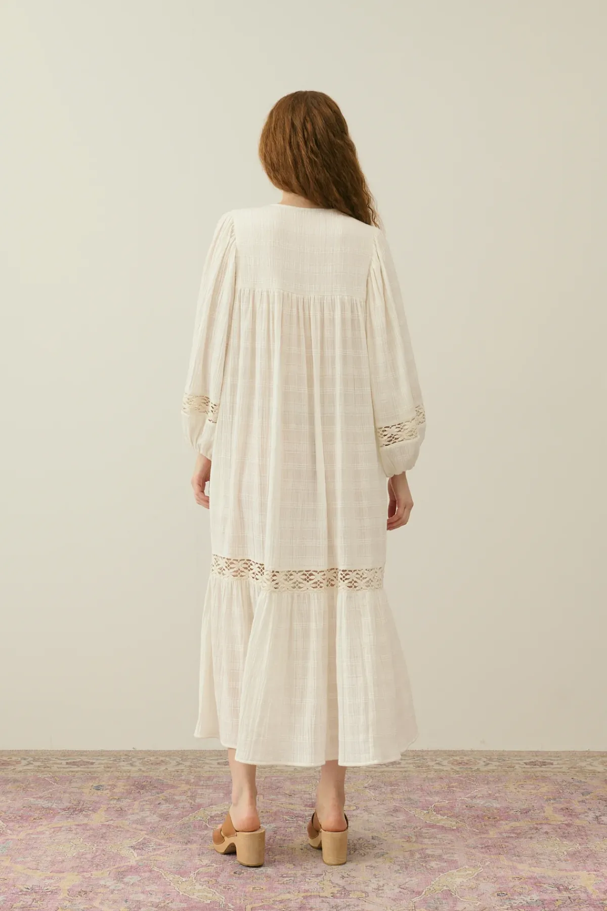 Louise Misha LM Gypse Dress in Snow Ostuni Checks