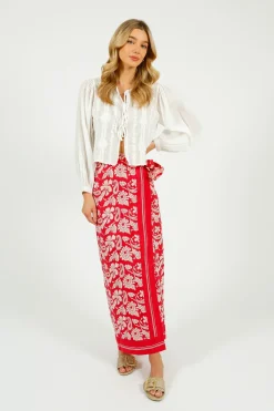 Maison Hotel MAISON H Marina Skirt in Tabasco