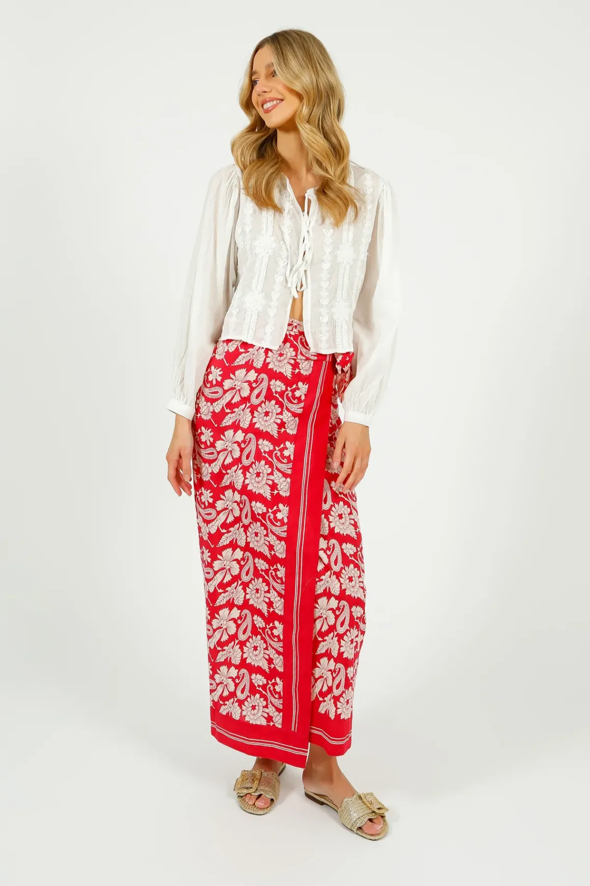 Maison Hotel MAISON H Marina Skirt in Tabasco