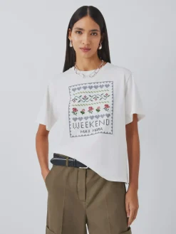 Weekend MaxMara MM Cabina Tee in White