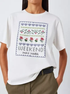 Weekend MaxMara MM Cabina Tee in White