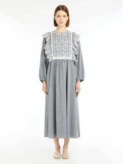 Weekend MaxMara MM Abito Dress in Navy Vichy