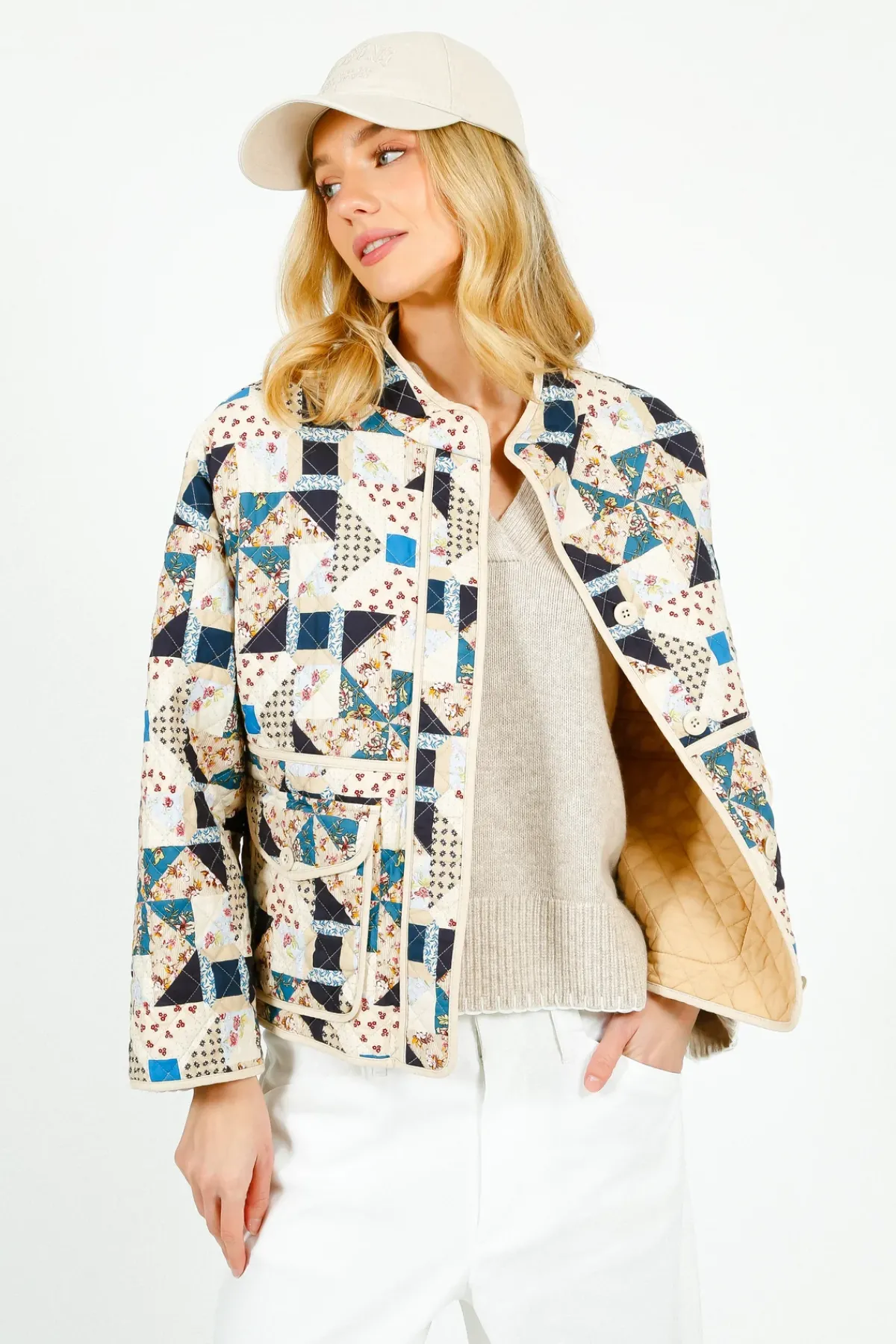 Weekend MaxMara MM Arizia Patchwork Jacket