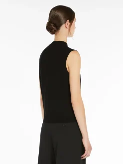 Weekend MaxMara MM Belgio Knit Tank in Black