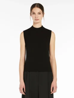 Weekend MaxMara MM Belgio Knit Tank in Black