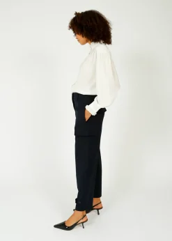 Weekend MaxMara MM Boris Trousers in Navy