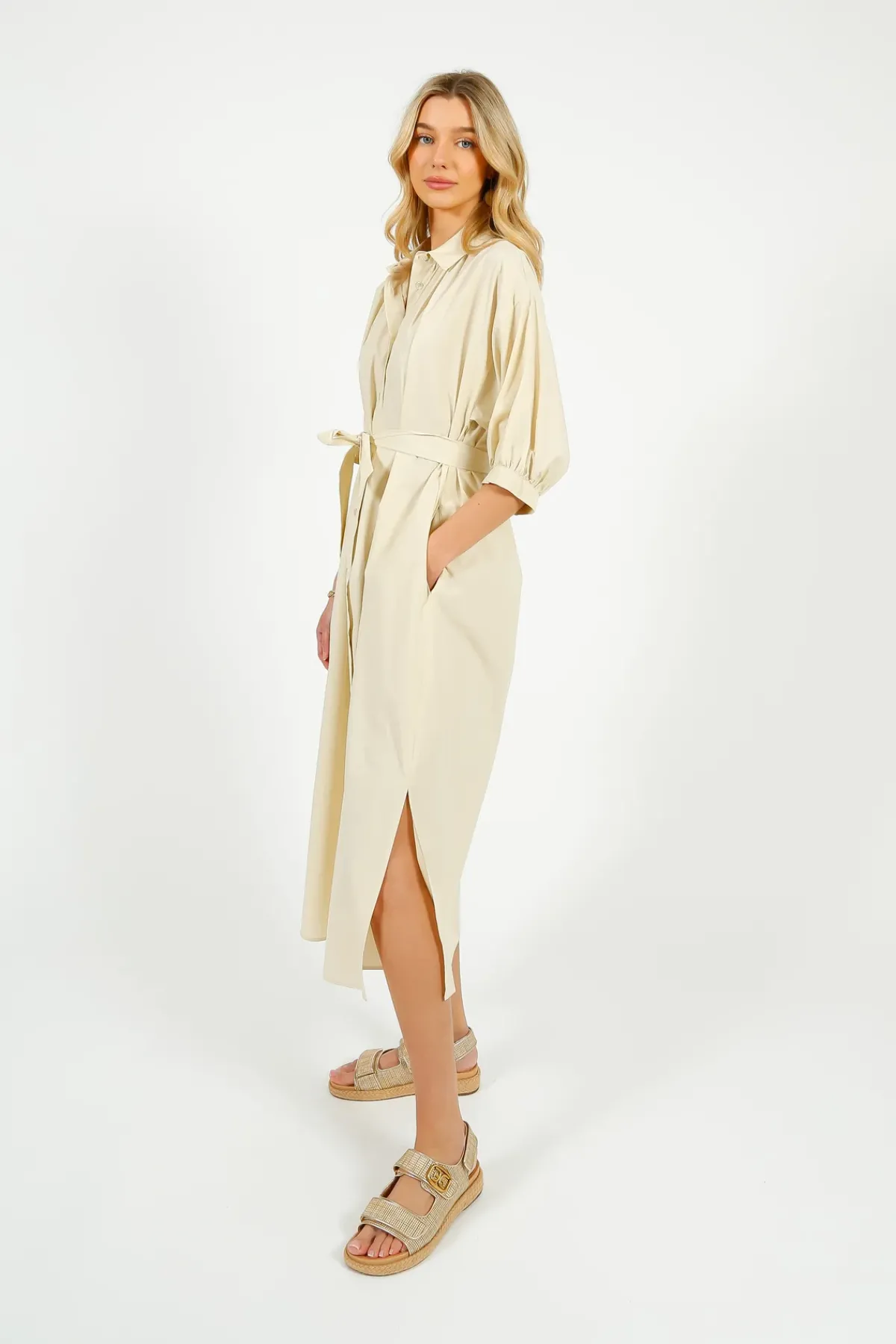 Weekend MaxMara MM Catone Dress in Ivory