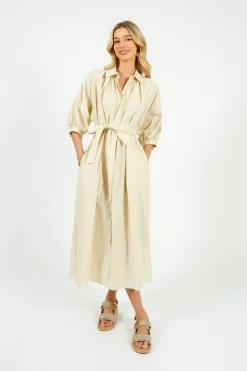 Weekend MaxMara MM Catone Dress in Ivory