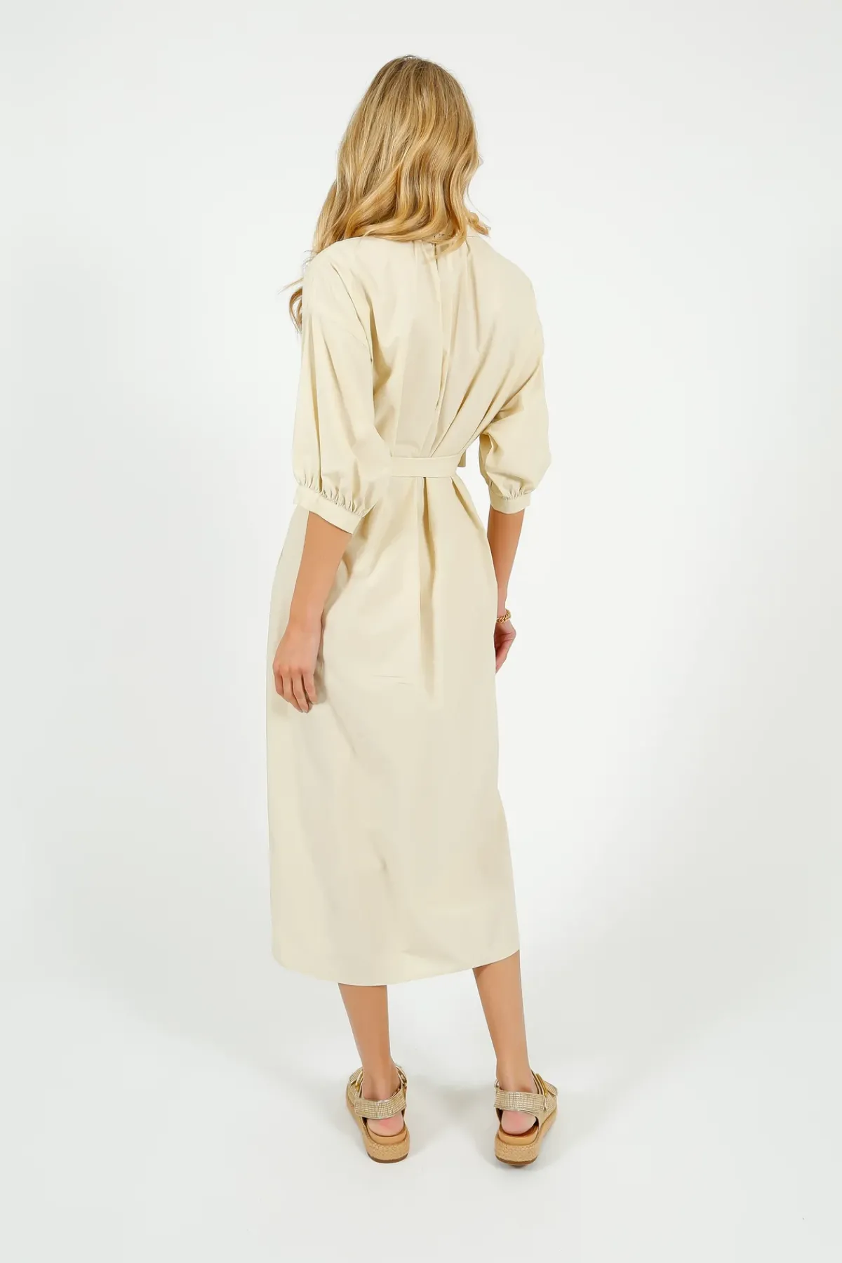 Weekend MaxMara MM Catone Dress in Ivory