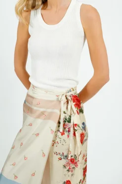 Weekend MaxMara MM Ceylon Knitted Vest in White
