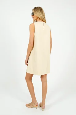 Weekend MaxMara MM Donald Dress in Ivory Geometric