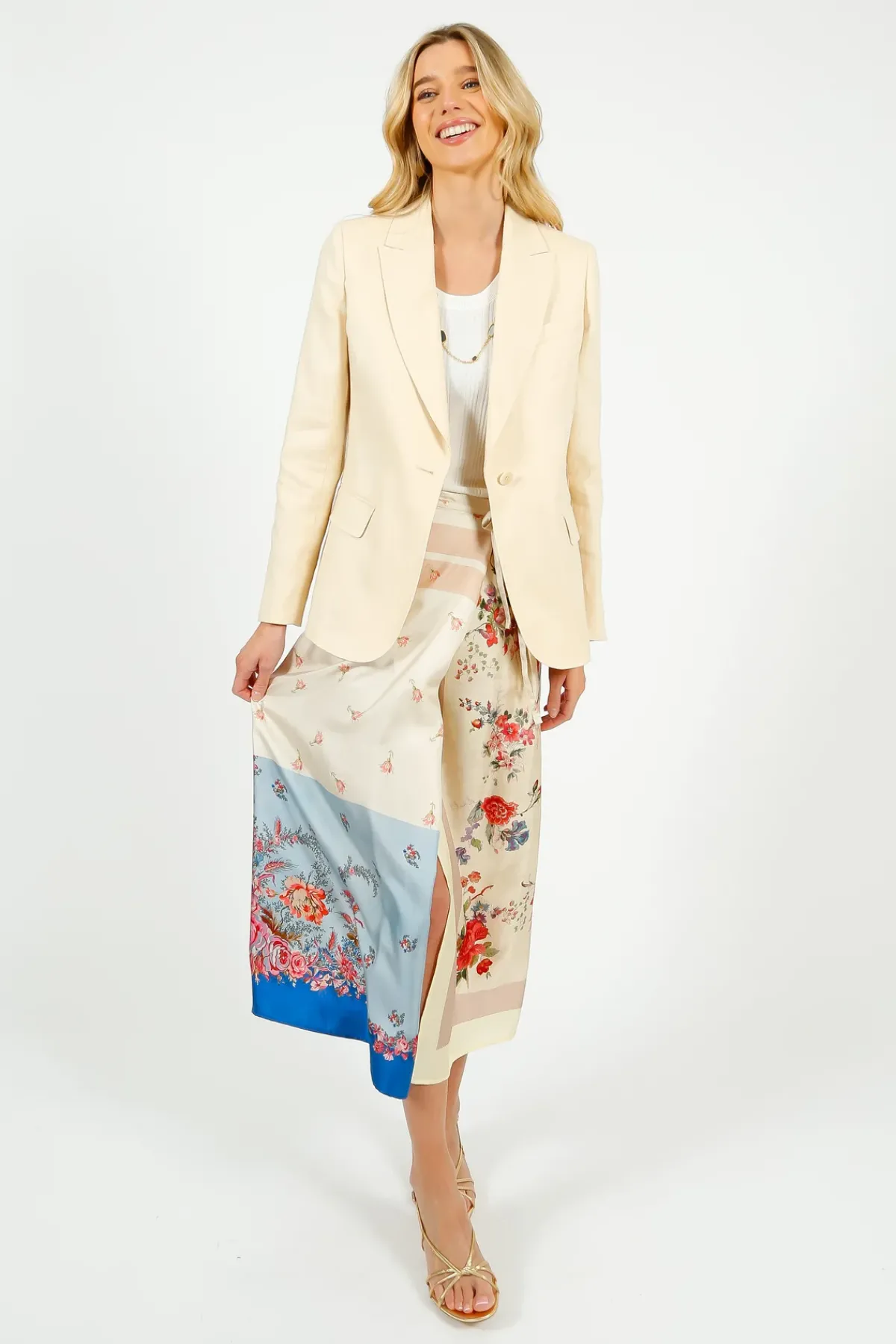 Weekend MaxMara MM Nalut Jacket in Ivory