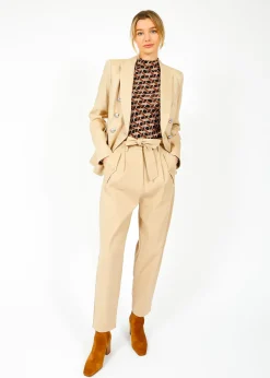 Weekend MaxMara MM Occhio Trousers in Sand