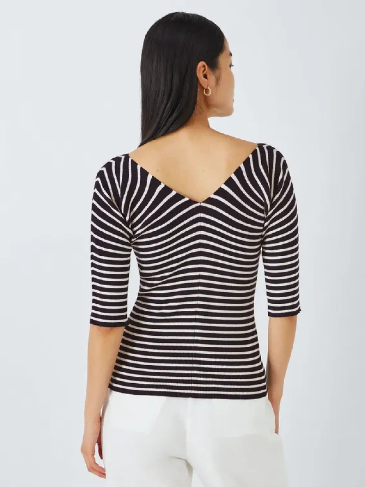 Weekend MaxMara MM Oceano Striped Top in Navy