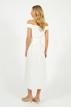 Weekend MaxMara MM Prosit Dress in White