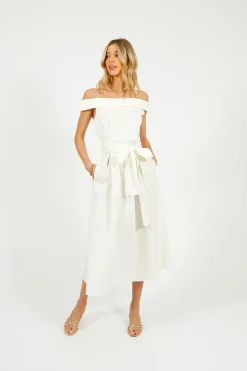 Weekend MaxMara MM Prosit Dress in White