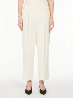 Weekend MaxMara MM Ronchi Trousers in Ecru
