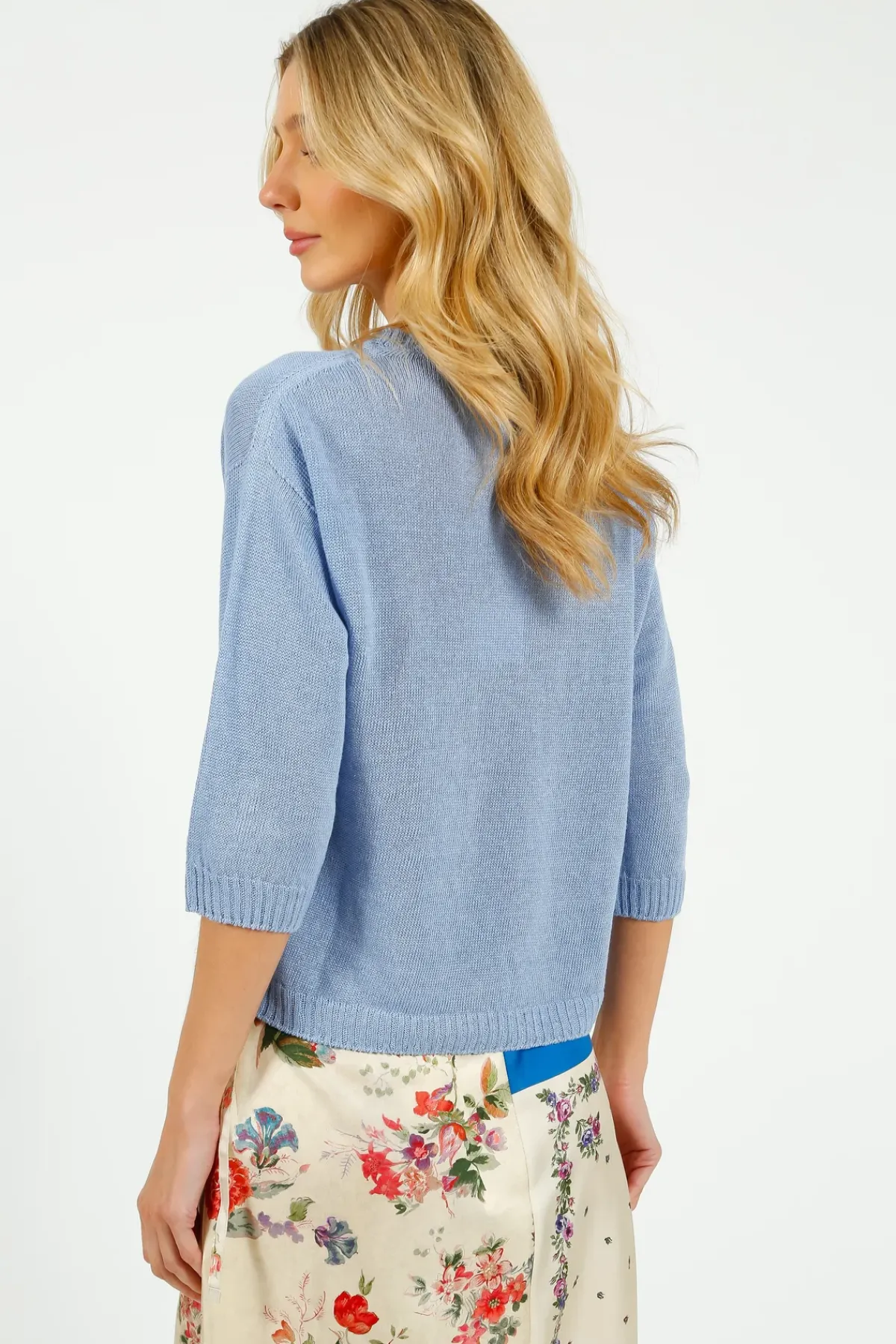 Weekend MaxMara MM Selz Knit in Sky