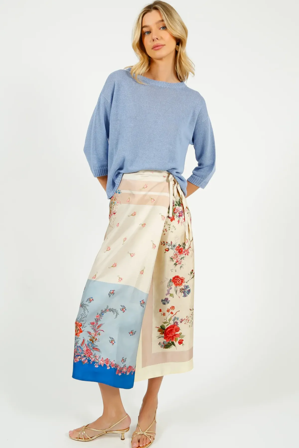 Weekend MaxMara MM Selz Knit in Sky