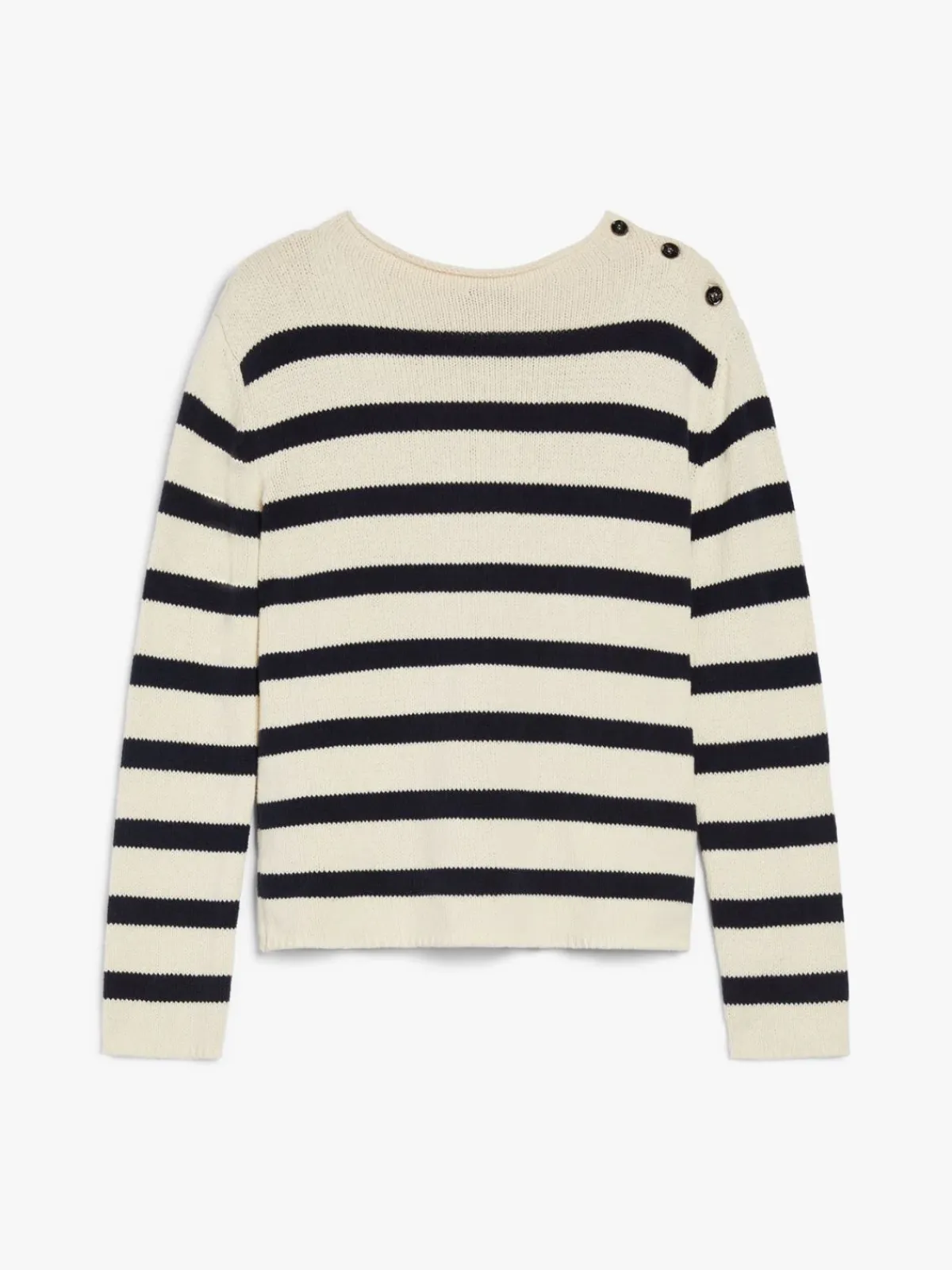 Weekend MaxMara MM Vibo Stripe Knit in Navy