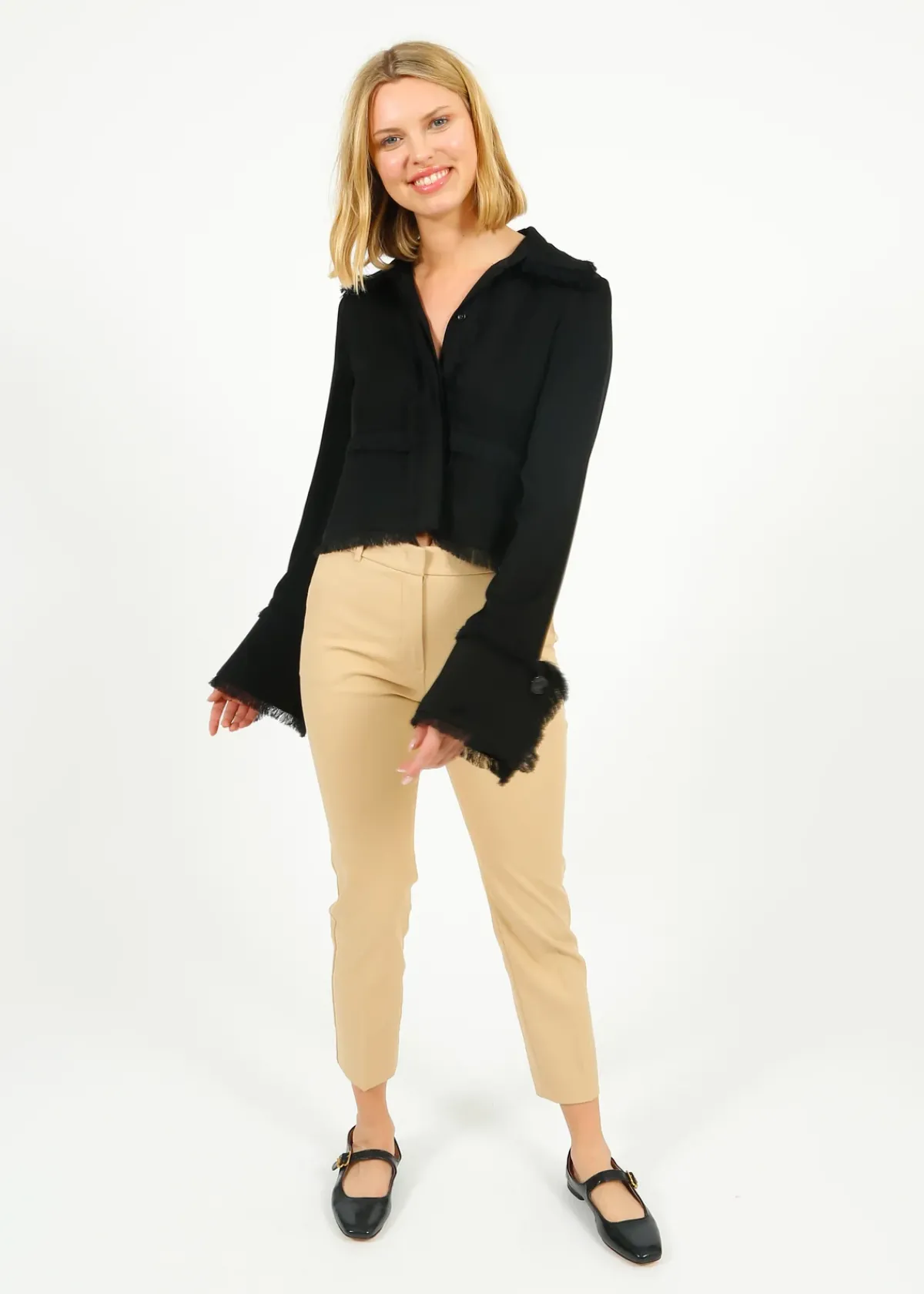 Weekend MaxMara MM Vite Trousers in Sand