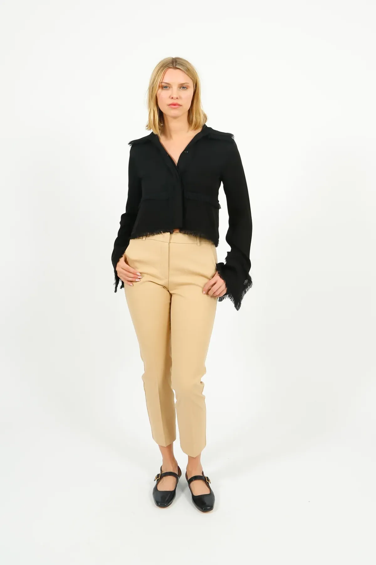 Weekend MaxMara MM Vite Trousers in Sand