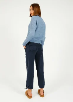 Paige Reid Jogger in Vintage Navy Seascape