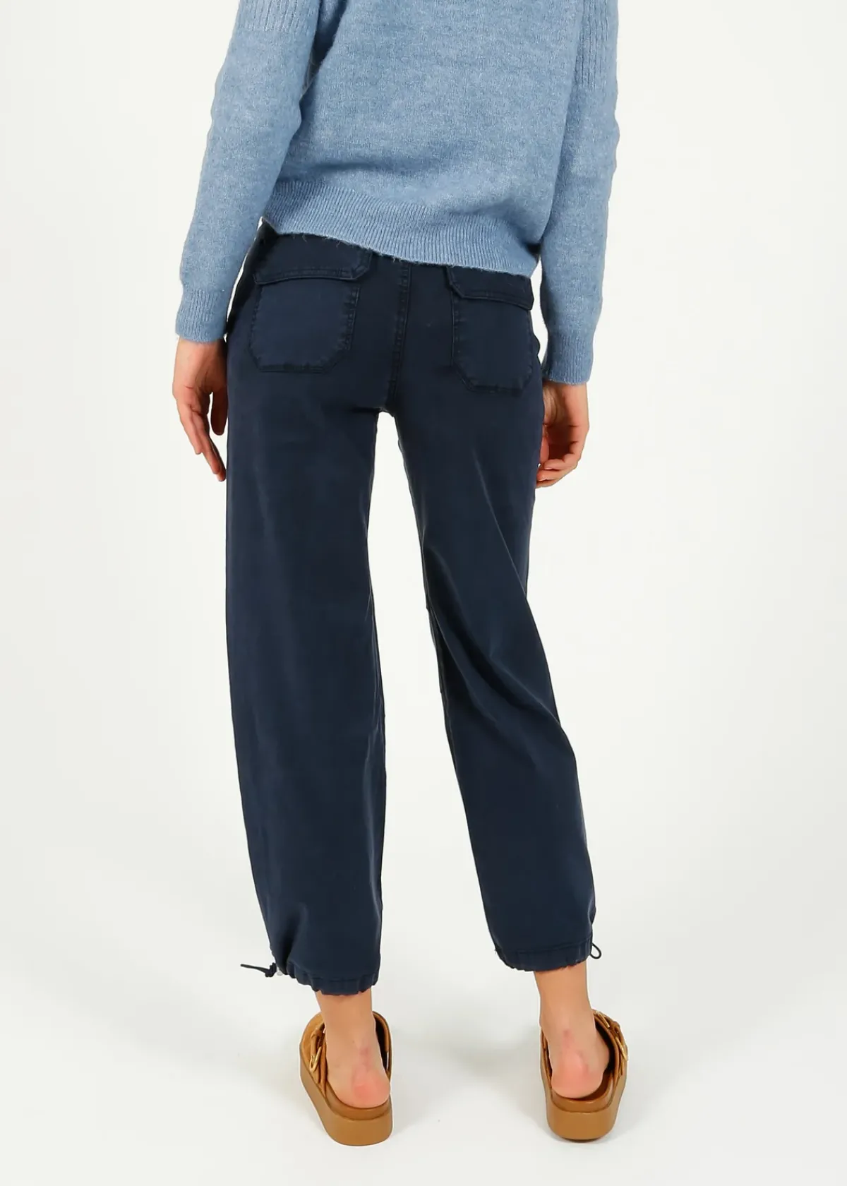 Paige Reid Jogger in Vintage Navy Seascape