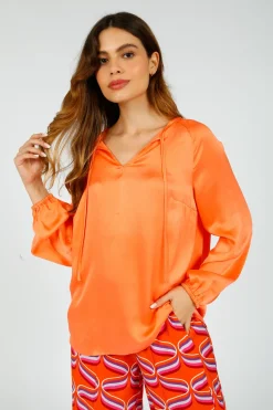 Primrose Park PP Fleur Top in Salmon