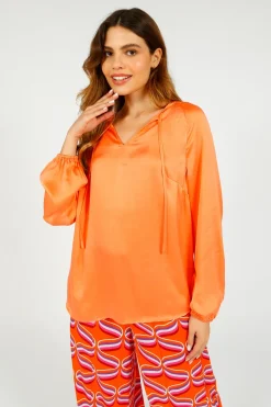 Primrose Park PP Fleur Top in Salmon