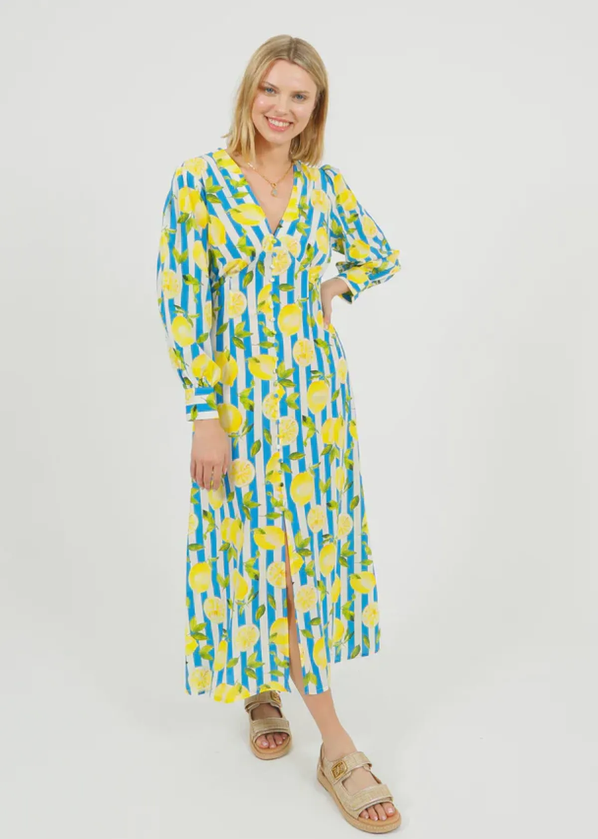 Primrose Park PP Opal Dress in Lemons