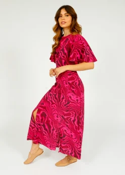 Primrose Park London PPL Gini Dress in Watercolour 01 Pink