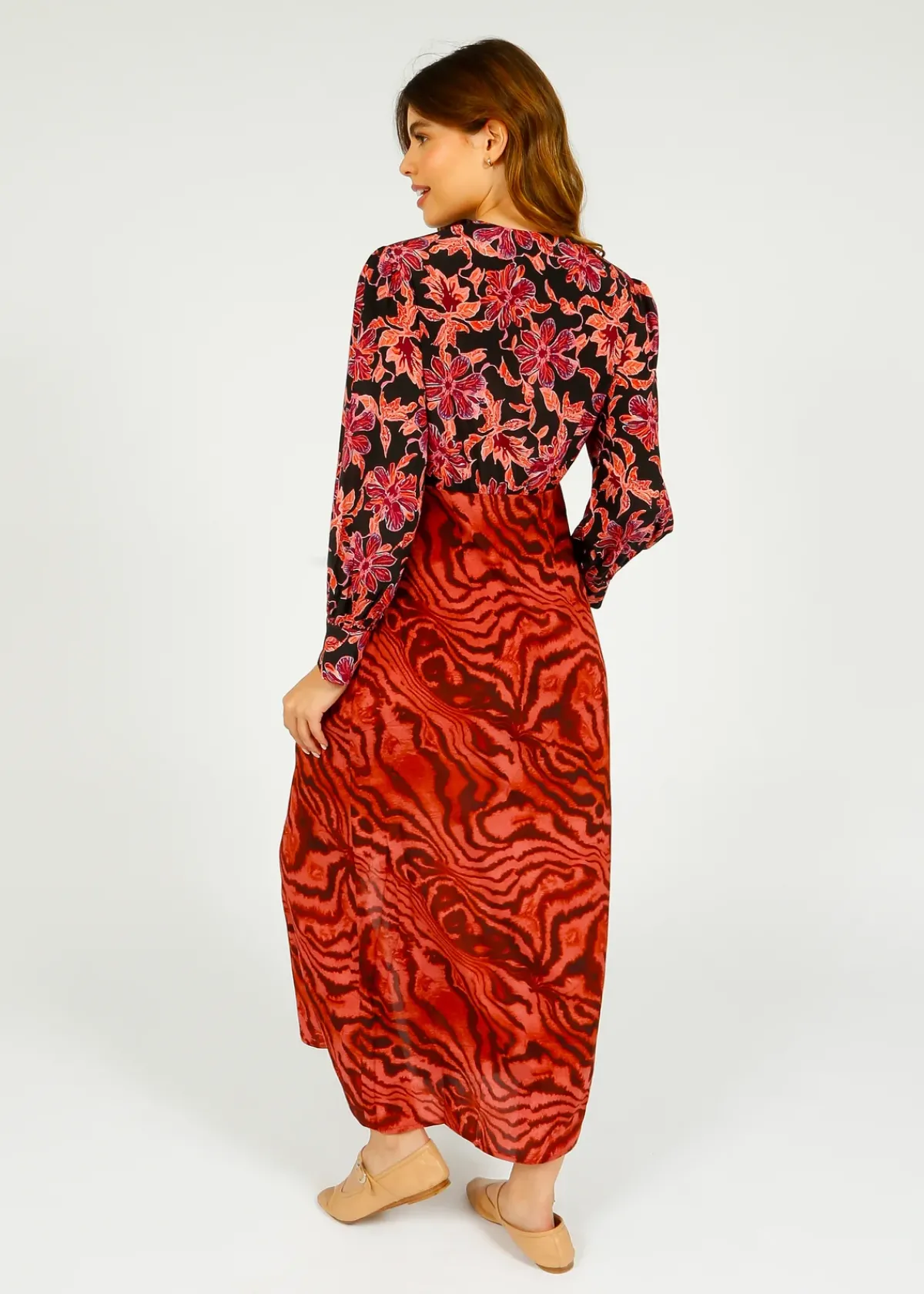 Primrose Park London PPL Opal Dress in Floral 04, Watercolour 03