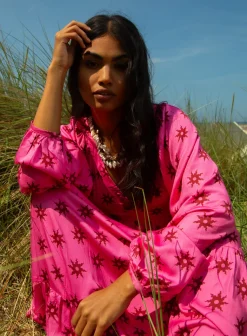 Primrose Park London PPL Sofia Dress in Sun 04 Pink