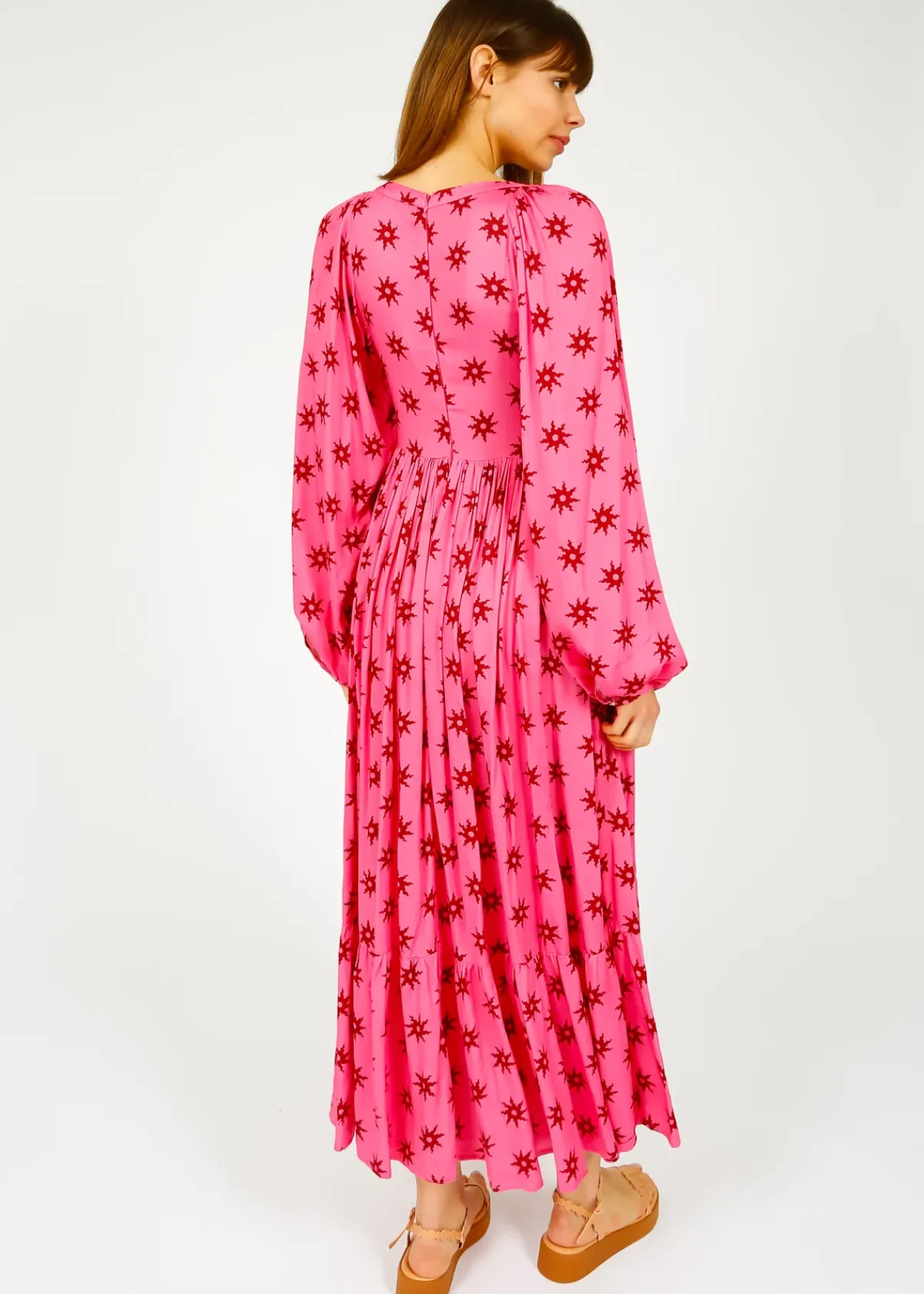 Primrose Park London PPL Sofia Dress in Sun 04 Pink