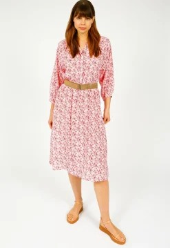 Primrose Park London PPL Zion Dress in Bahia 03 Red