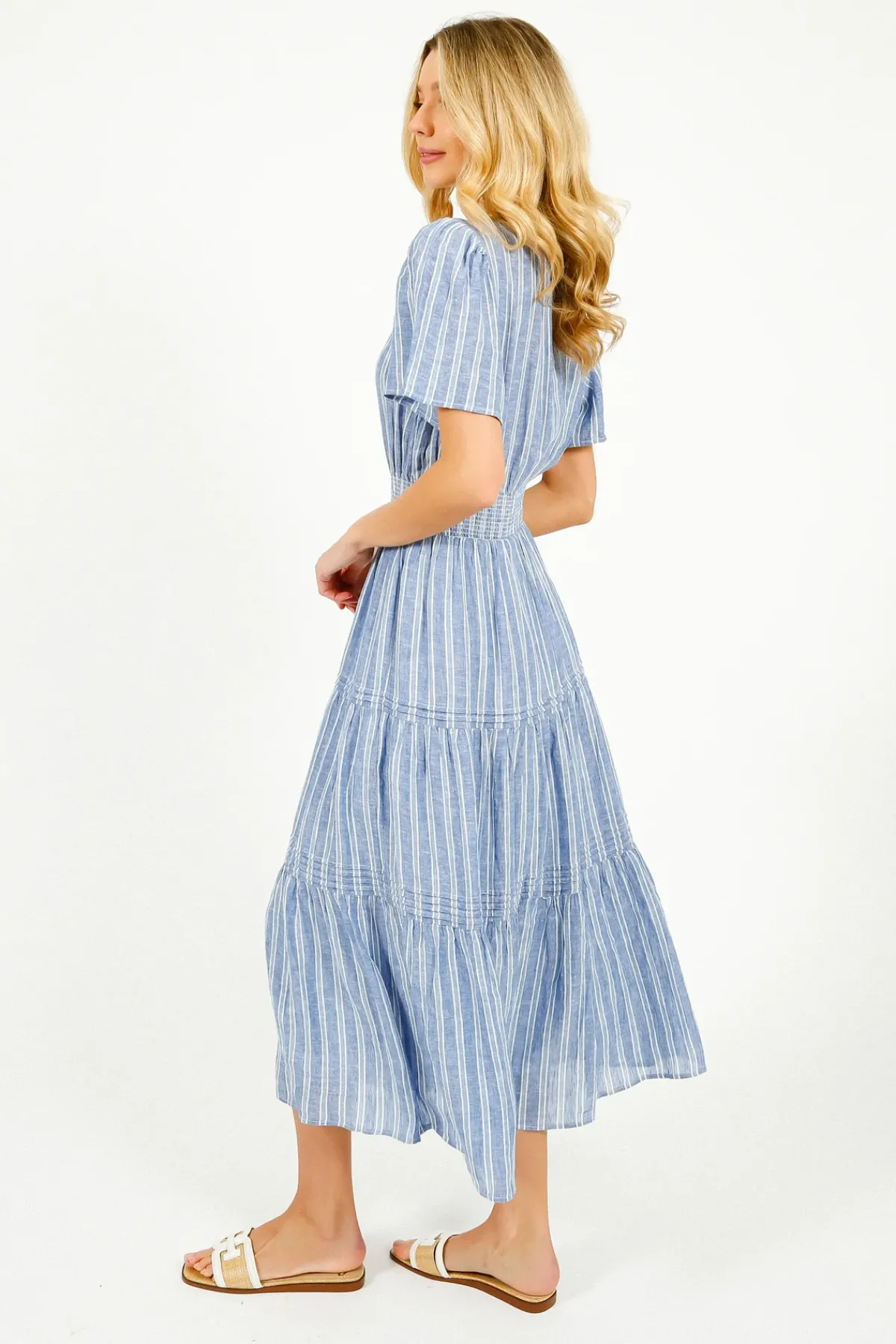 Rails Cannes Dress in Lake View Stripe