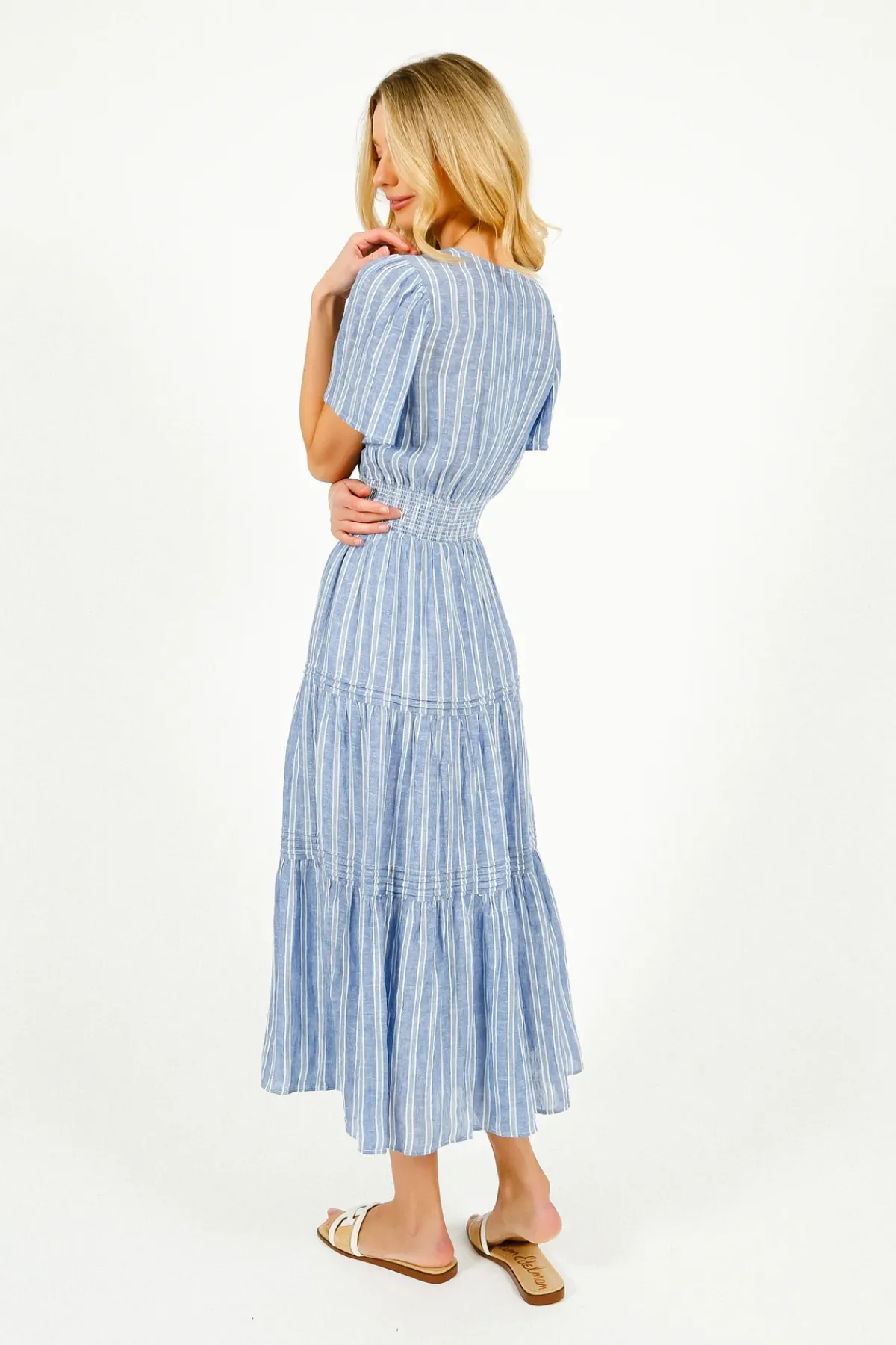 Rails Cannes Dress in Lake View Stripe