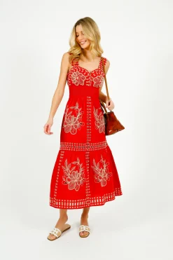 Rails Fawn Dress in Terracotta