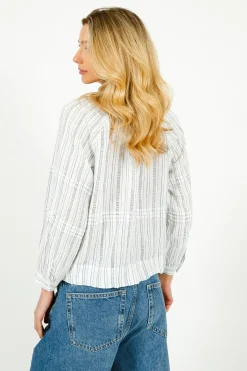 Rails Frances Blouse in Sonoma Stripe