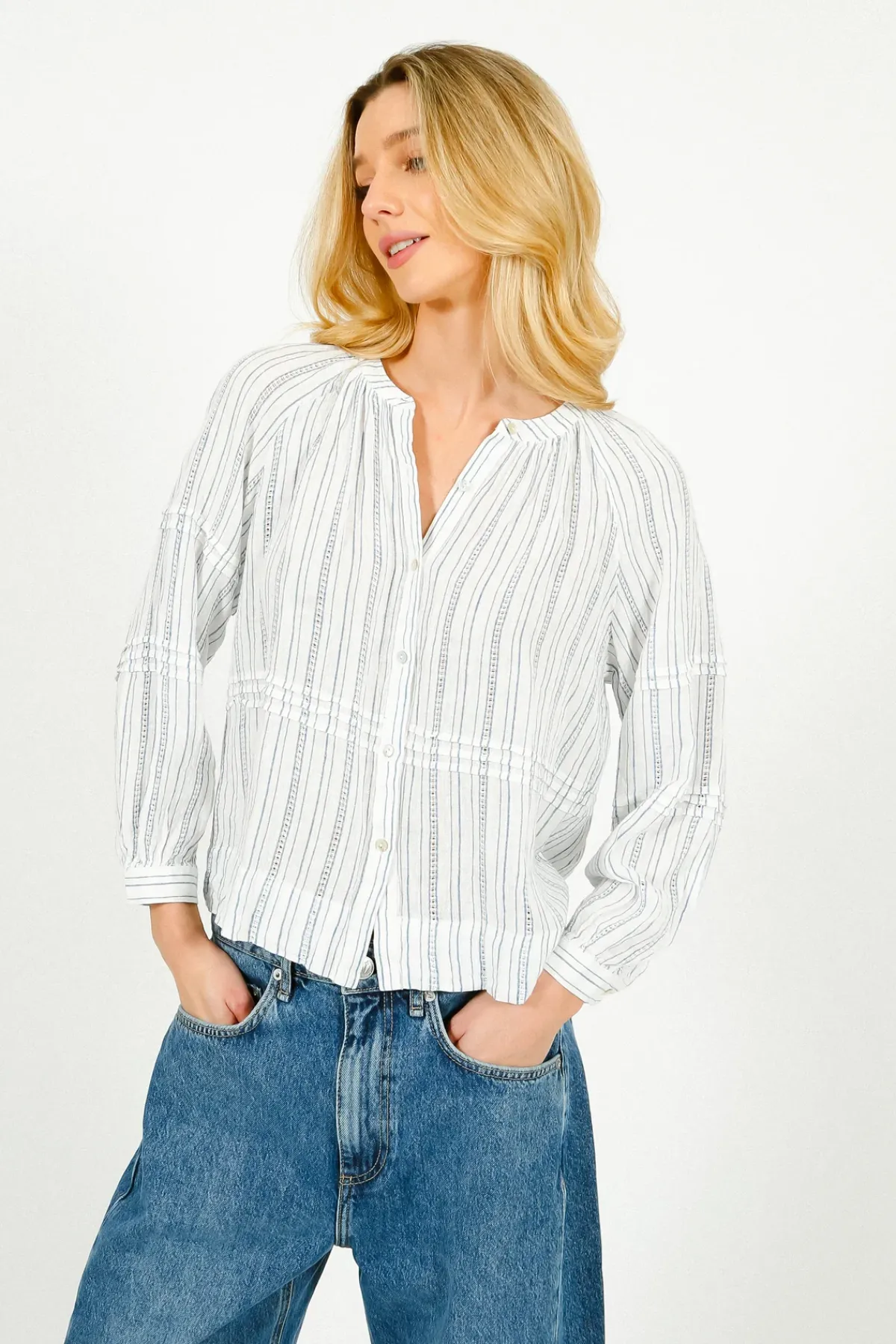 Rails Frances Blouse in Sonoma Stripe
