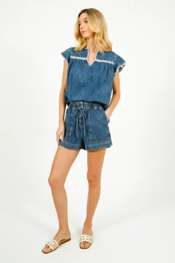 Rails Tafia Blouse in Blue