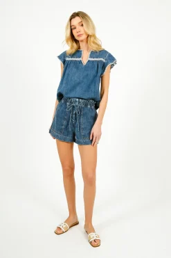 Rails Tafia Blouse in Blue