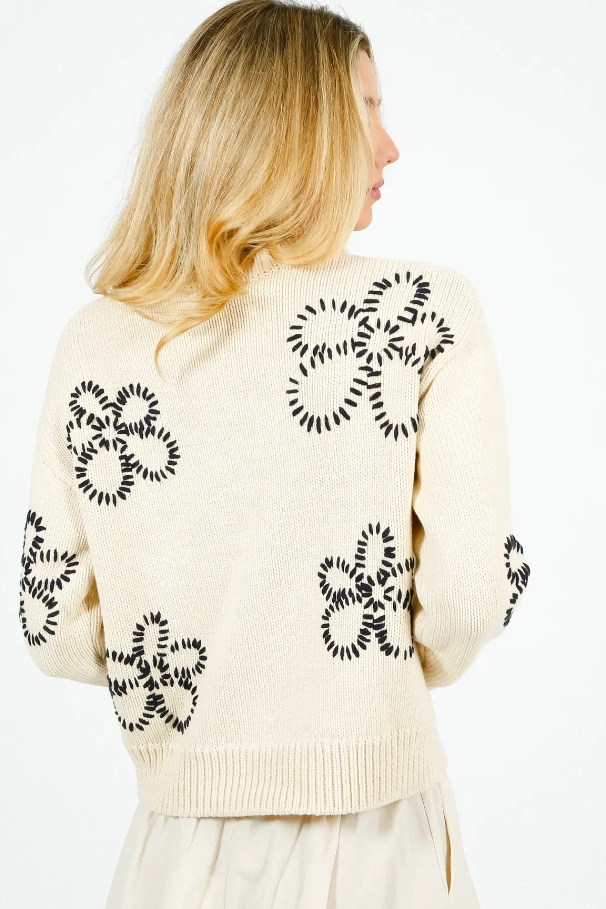 Rails Zoey Daisy Knit in Ivory